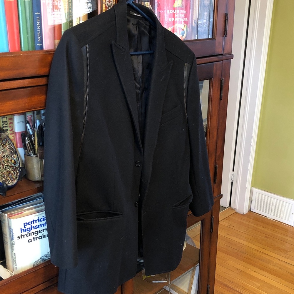 Versace Collection black coat